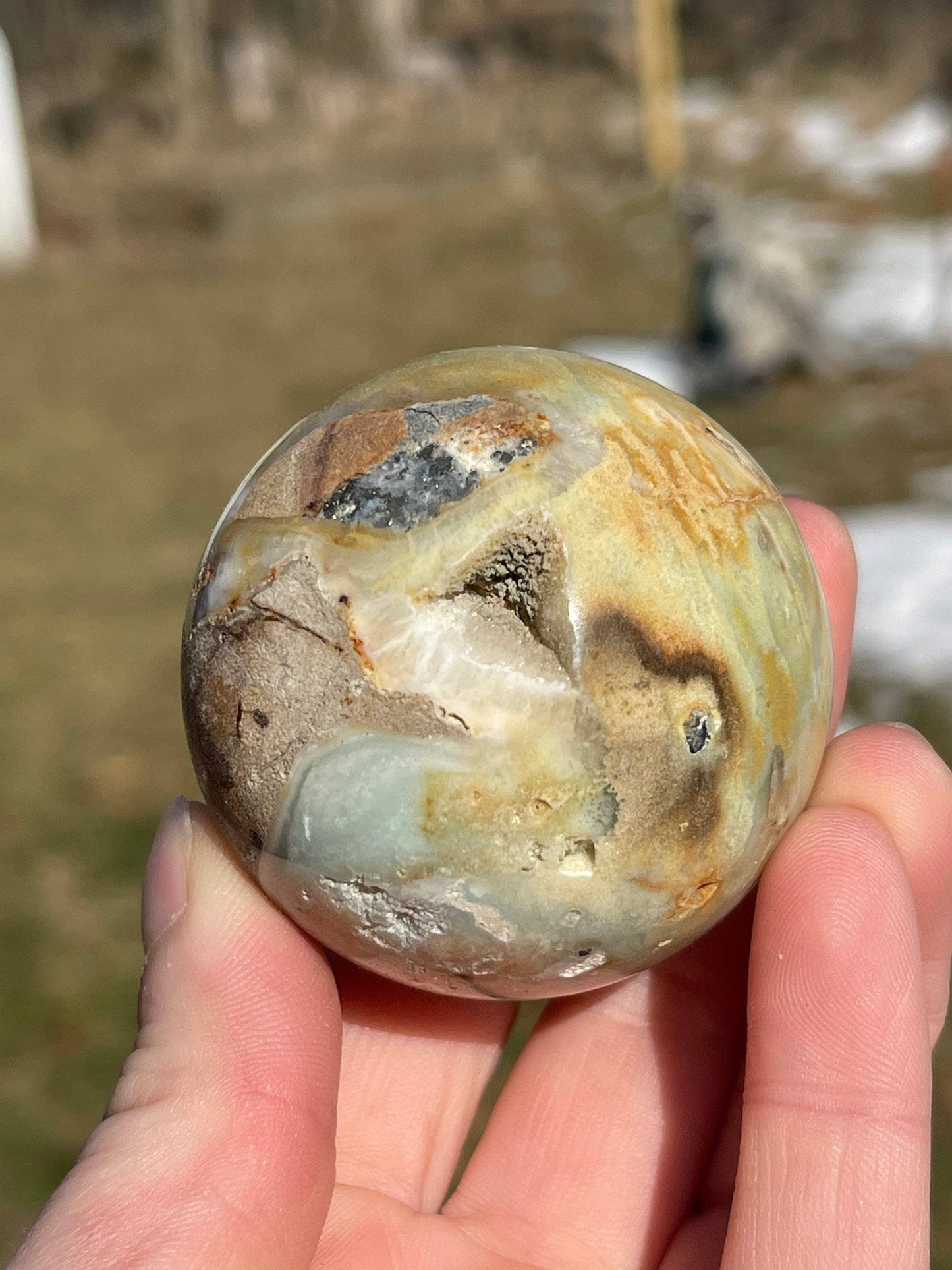 Caribbean Calcite Sphere