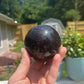 Black Rose Quartz Sphere