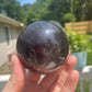 Black Rose Quartz Sphere