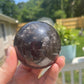 Black Rose Quartz Sphere