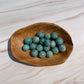 1 Amazonite with smoky quartz mini sphere