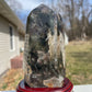 Lodolite Crystal Tower with Stand