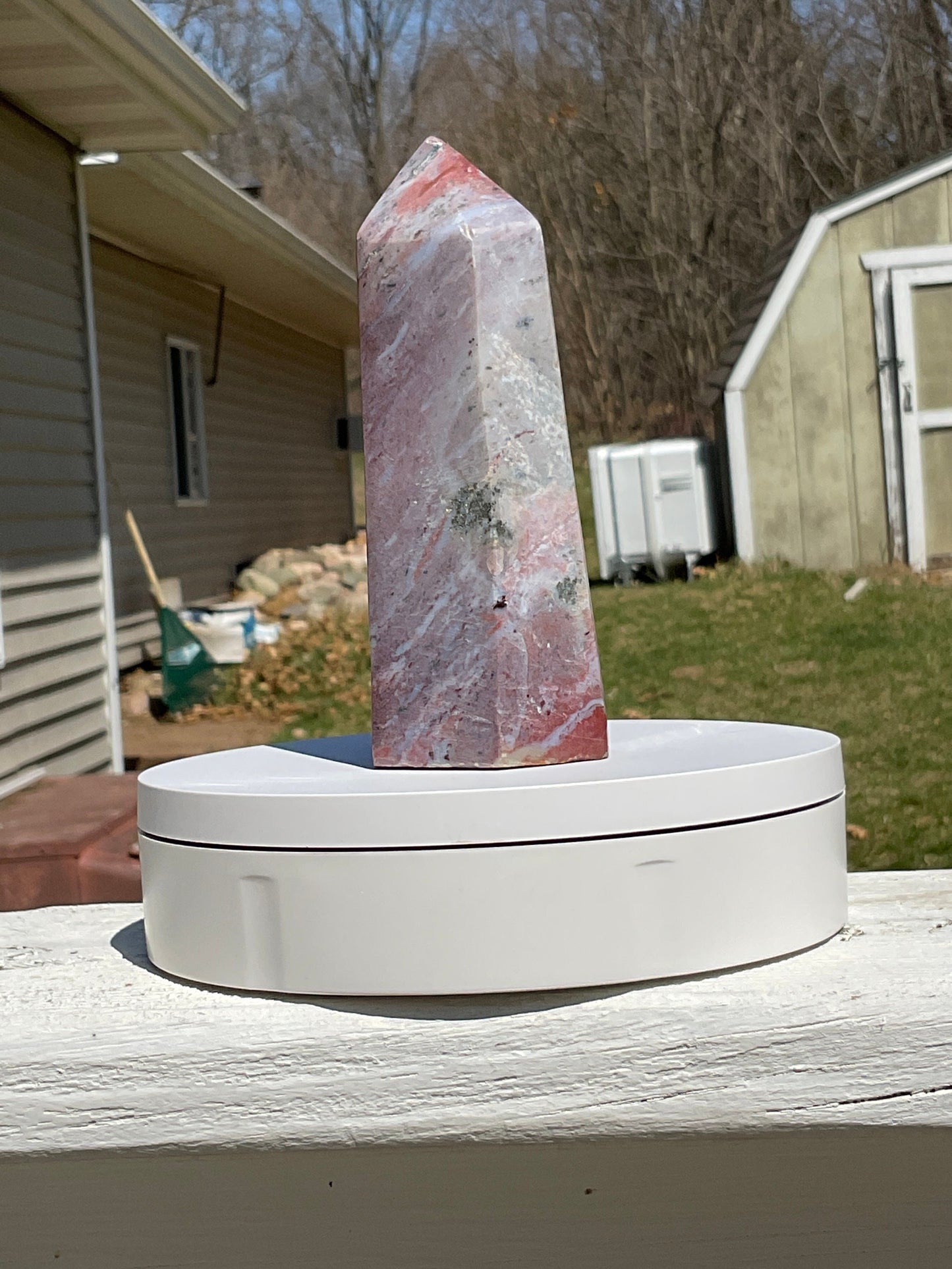 Ocean Jasper Crystal Tower