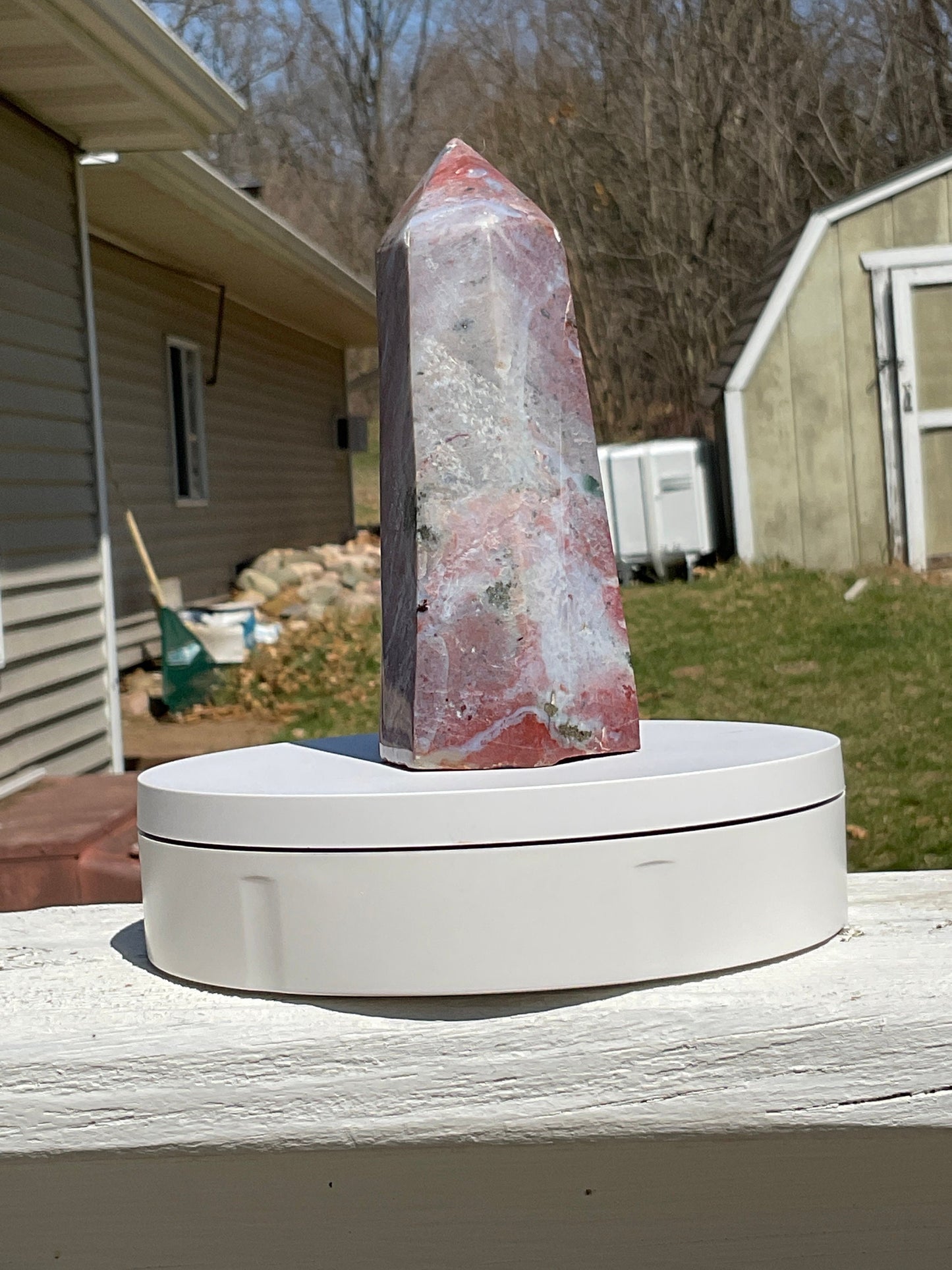 Ocean Jasper Crystal Tower