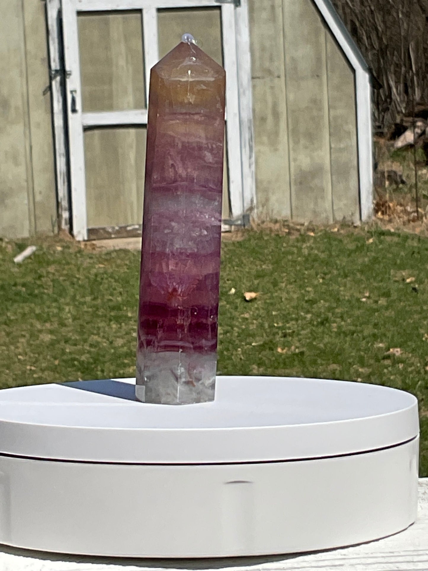 Candy Fluorite Crystal Tower