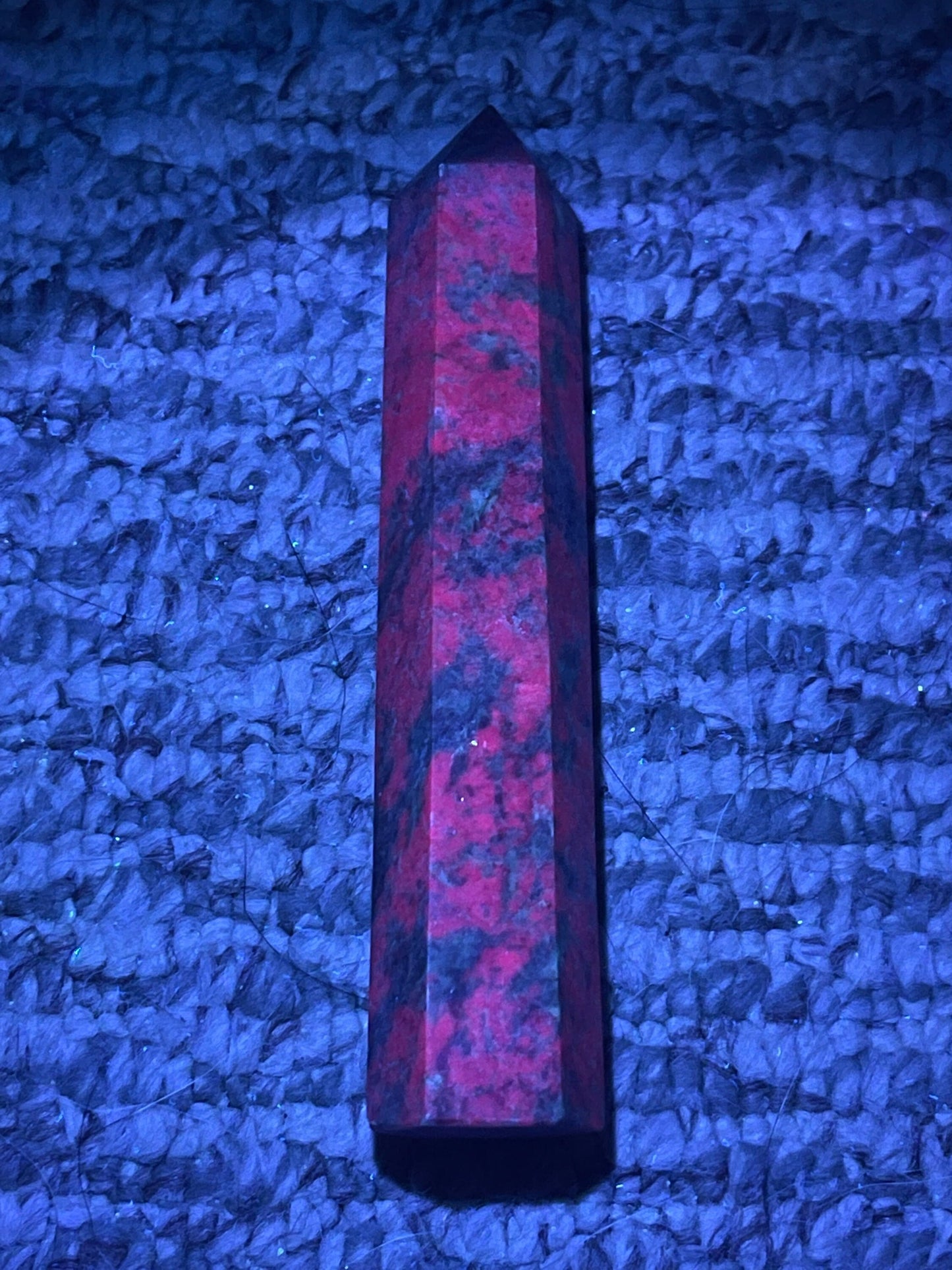 Ruby in Kyanite Crystal Tower