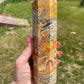 Crazy Lace Agate Crystal Tower: Mexican Carved Stone
