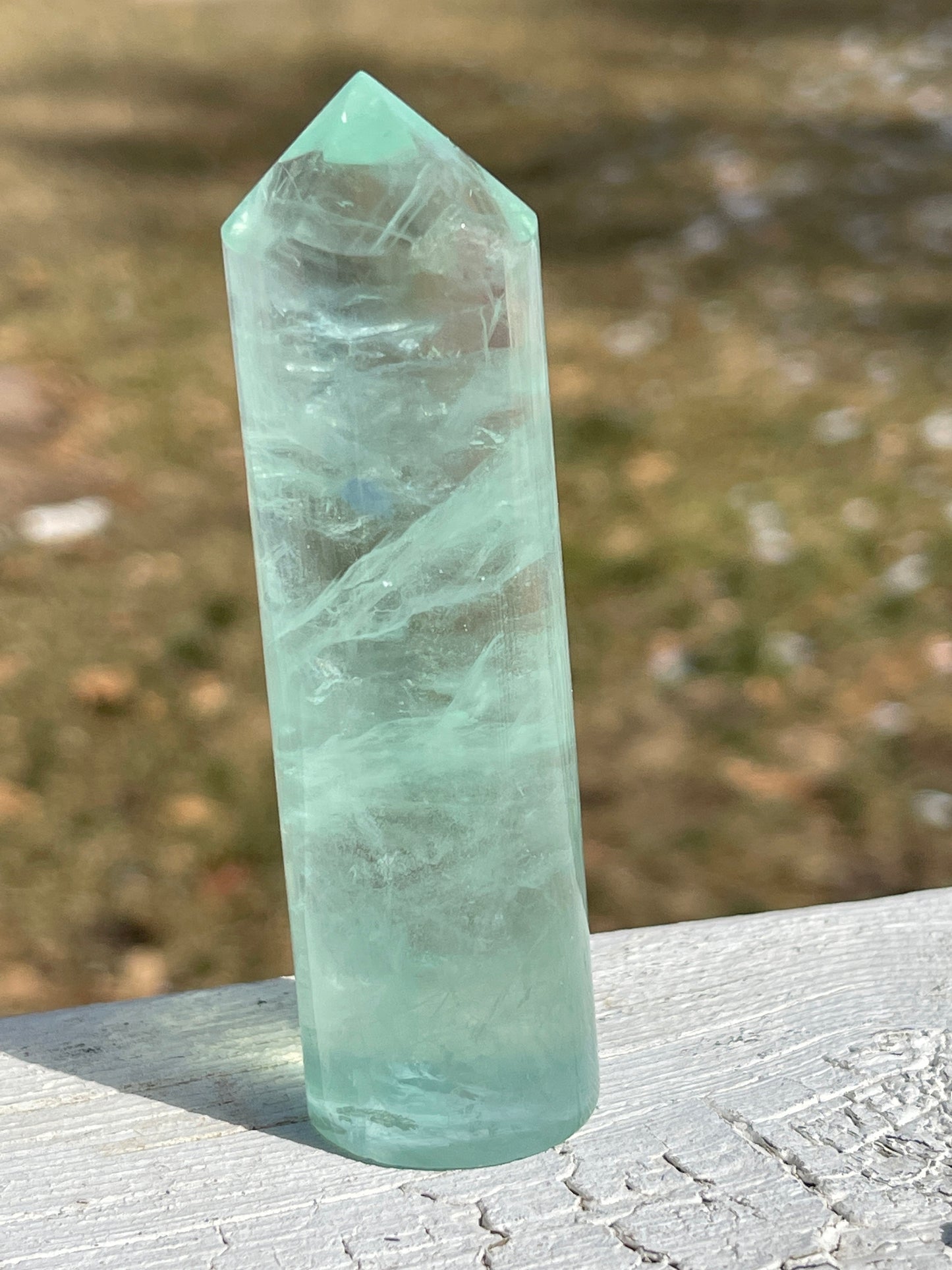 Baja Blast Fluorite Crystal Tower