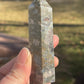 Llanite crystal tower d | que sera | crystal carving | meditation stone