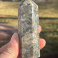 Llanite crystal tower d | que sera | crystal carving | meditation stone