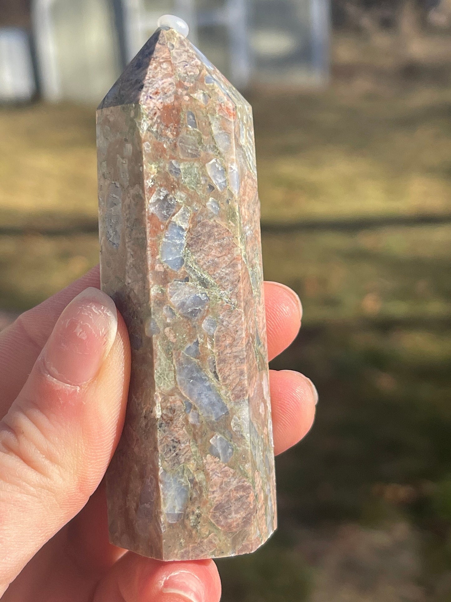 Llanite Tower Crystal: Que Sera Meditation Stone