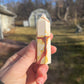 Mookaite Jasper Crystal Tower: Meditation Stone Carving