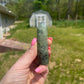 Prehnite Crystal Tower: Meditation Stone Carving (3.2in)