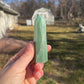 Green Aventurine Crystal Tower D | Meditation Stone | Crystal Carving | Manifest Abundance | Prosperity