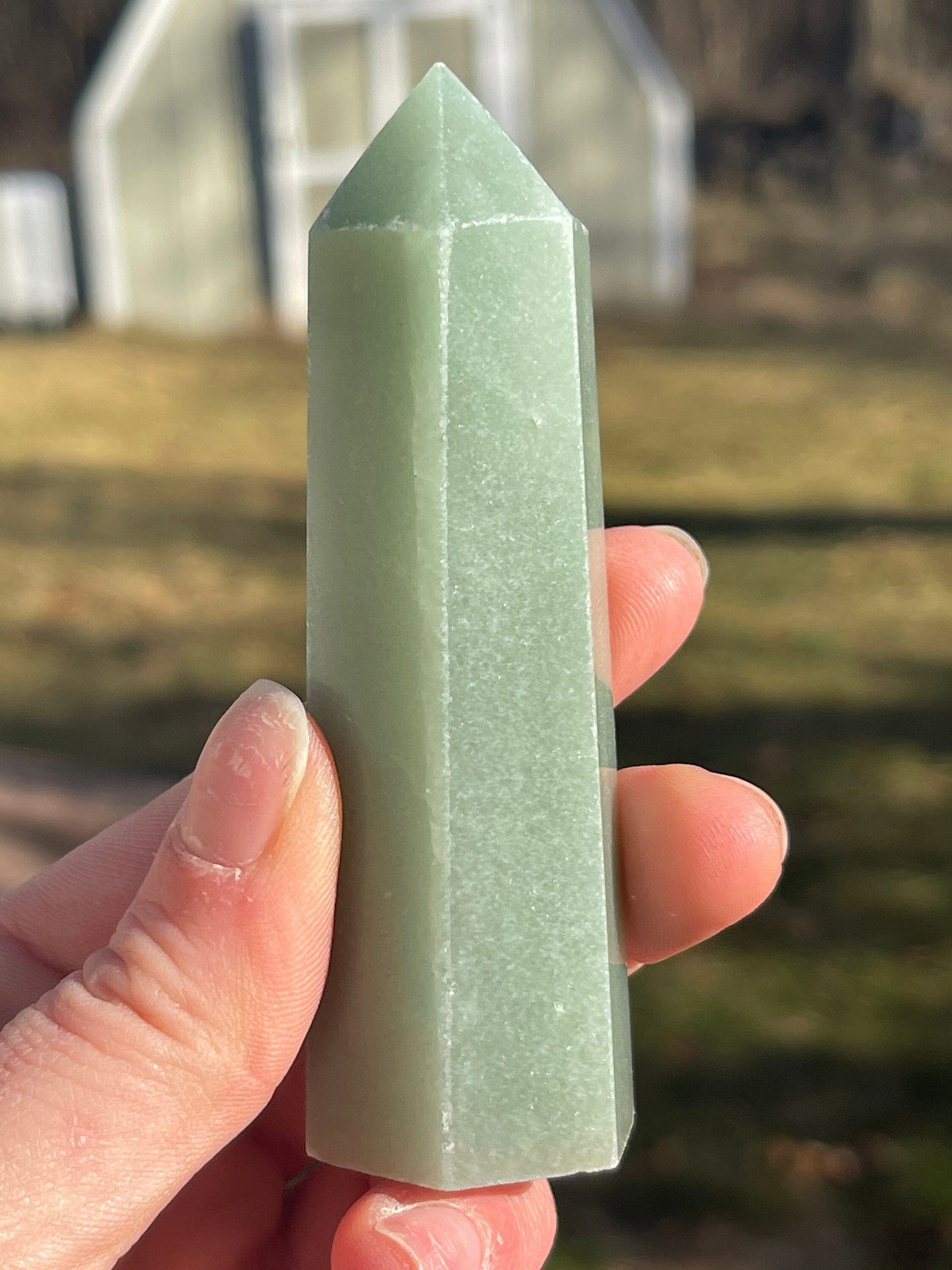 Green Aventurine Crystal Tower