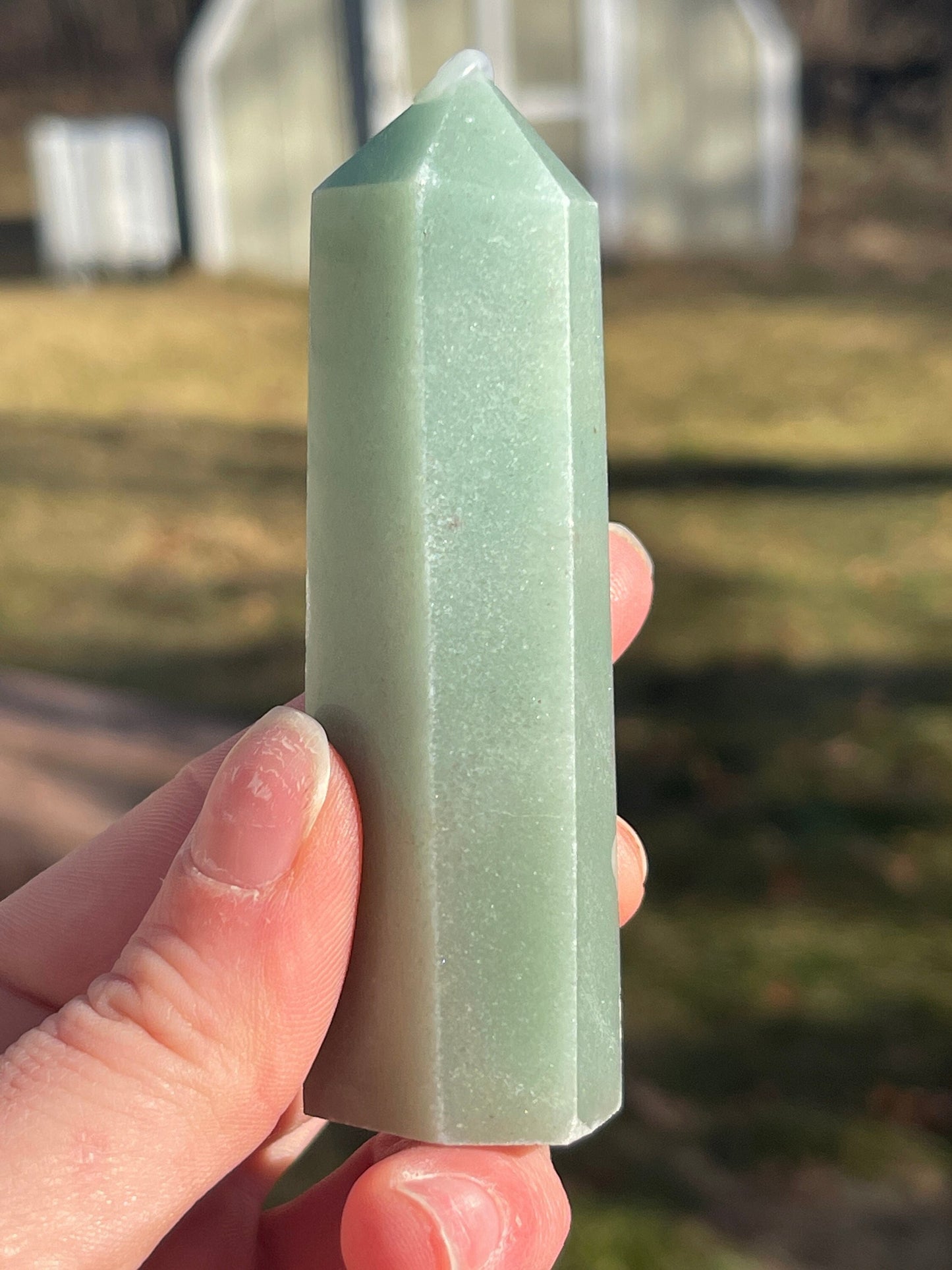 Green Aventurine Crystal Tower