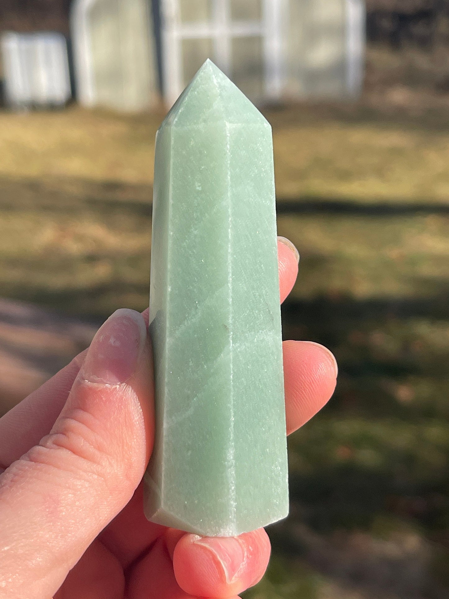 Green Aventurine Crystal Tower