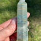 Chrysocolla Crystal Tower