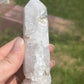 Moss Agate Crystal Tower: Healing Stone Point
