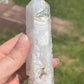 Moss Agate Crystal Tower: Healing Stone Point