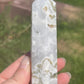Moss Agate Crystal Tower