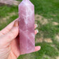 Dark Rose Quartz Crystal Tower