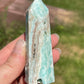 Blue Aragonite Crystal Tower
