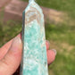 Blue Aragonite Crystal Tower