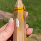 Mookaite Jasper Crystal Tower: Australian Carved Stone
