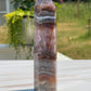 Amethyst Agate Crystal Tower: Meditation Stone Carving (13.6oz)
