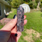 Astrophyllite Garnet Crystal Tower: Firework Stone Carving, 3.5"