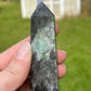 Emerald Crystal Tower: Healing Meditation Carving