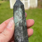 Emerald Crystal Tower: Healing Meditation Carving