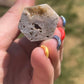 Druzy Sphalerite Tower with Pyrite: Reiki Healing Crystal