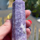 Lepidolite Crystal Tower