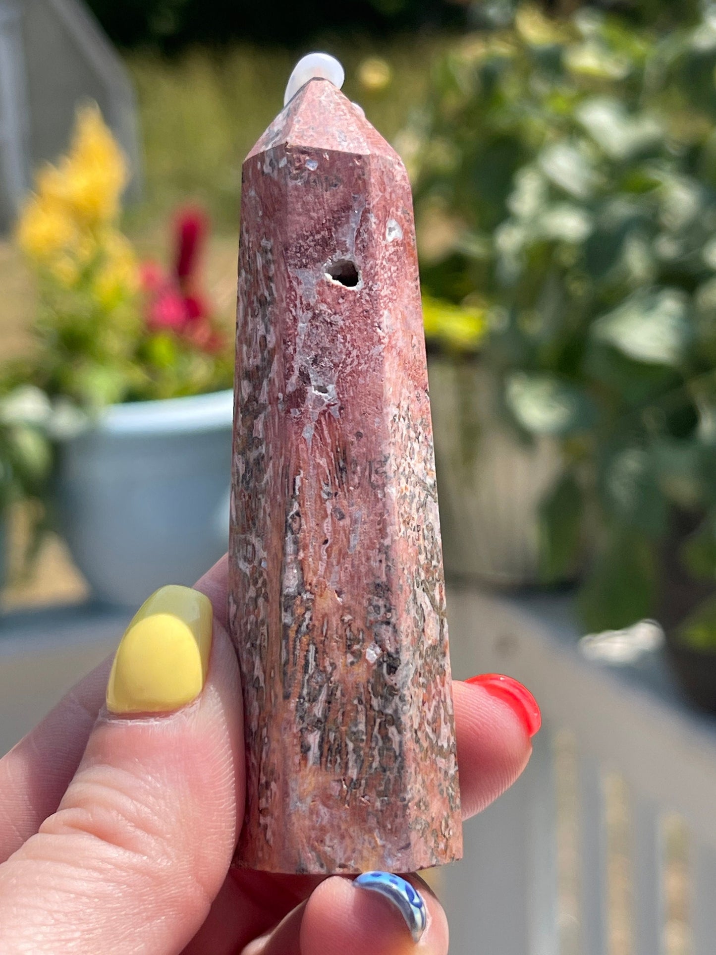Leopard Skin Jasper Crystal Tower