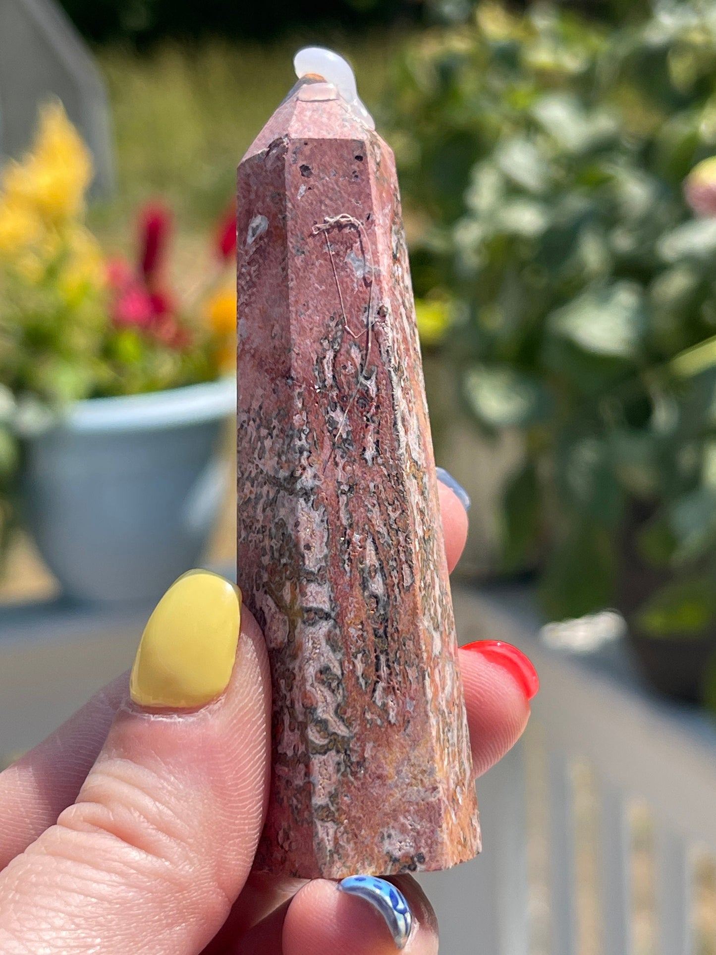 Leopard Skin Jasper Crystal Tower