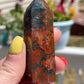 Carnelian Moss Agate Tower
