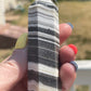 Zebra Calcite Tower: Stone of Motivation, Chakra Cleansing