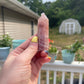 Rose Calcite Tower: Self-healing