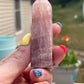 Rose Calcite Tower: Self-healing