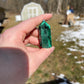 Mini Malachite Crystal Tower