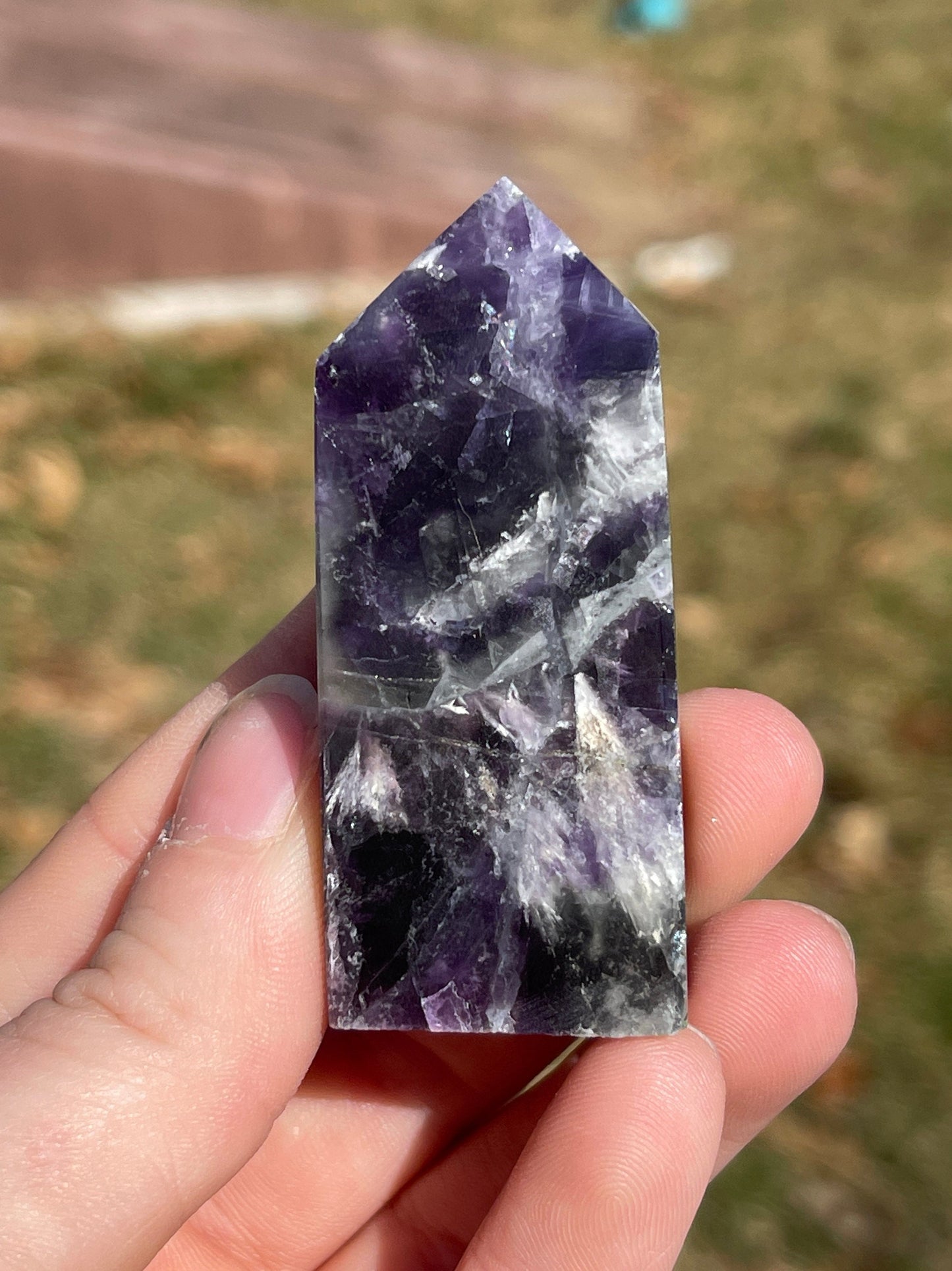 Snowflake Fluorite Tower