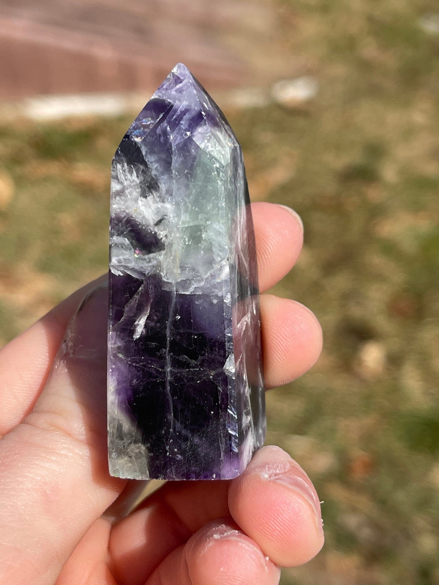 Snowflake Fluorite Tower