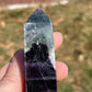 Snowflake Fluorite Crystal Tower