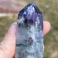 Snowflake Fluorite Crystal Tower