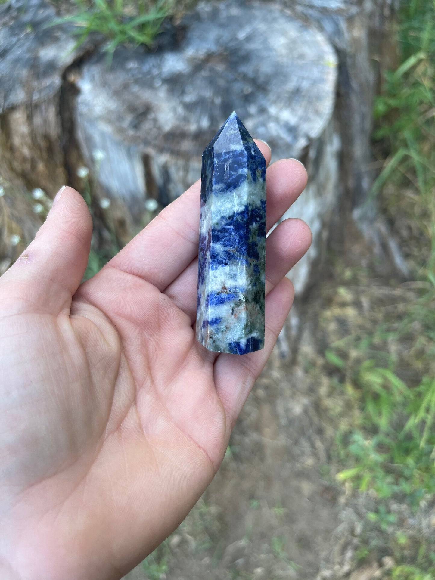 Sodalite Crystal Tower