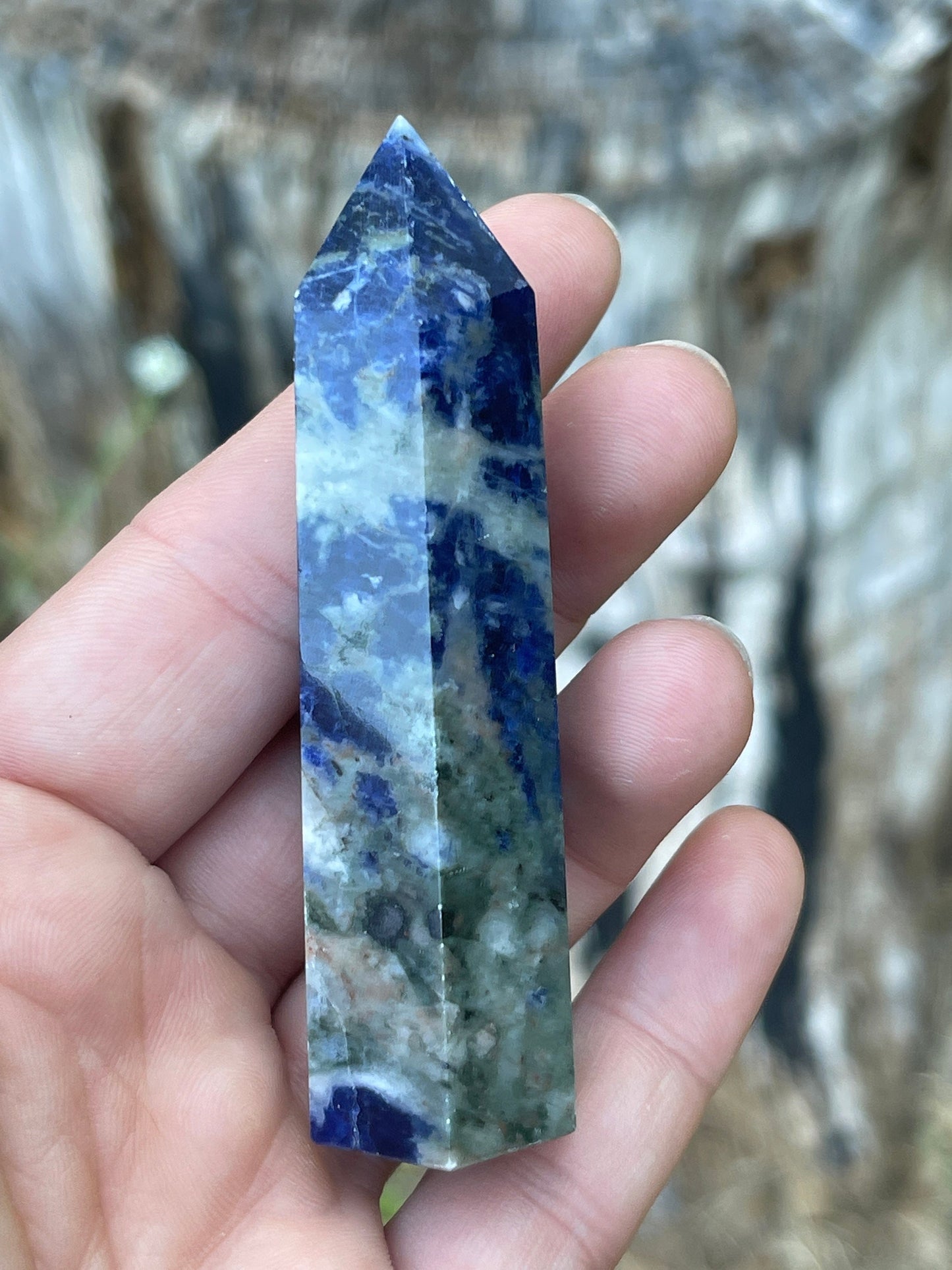 Sodalite Crystal Tower