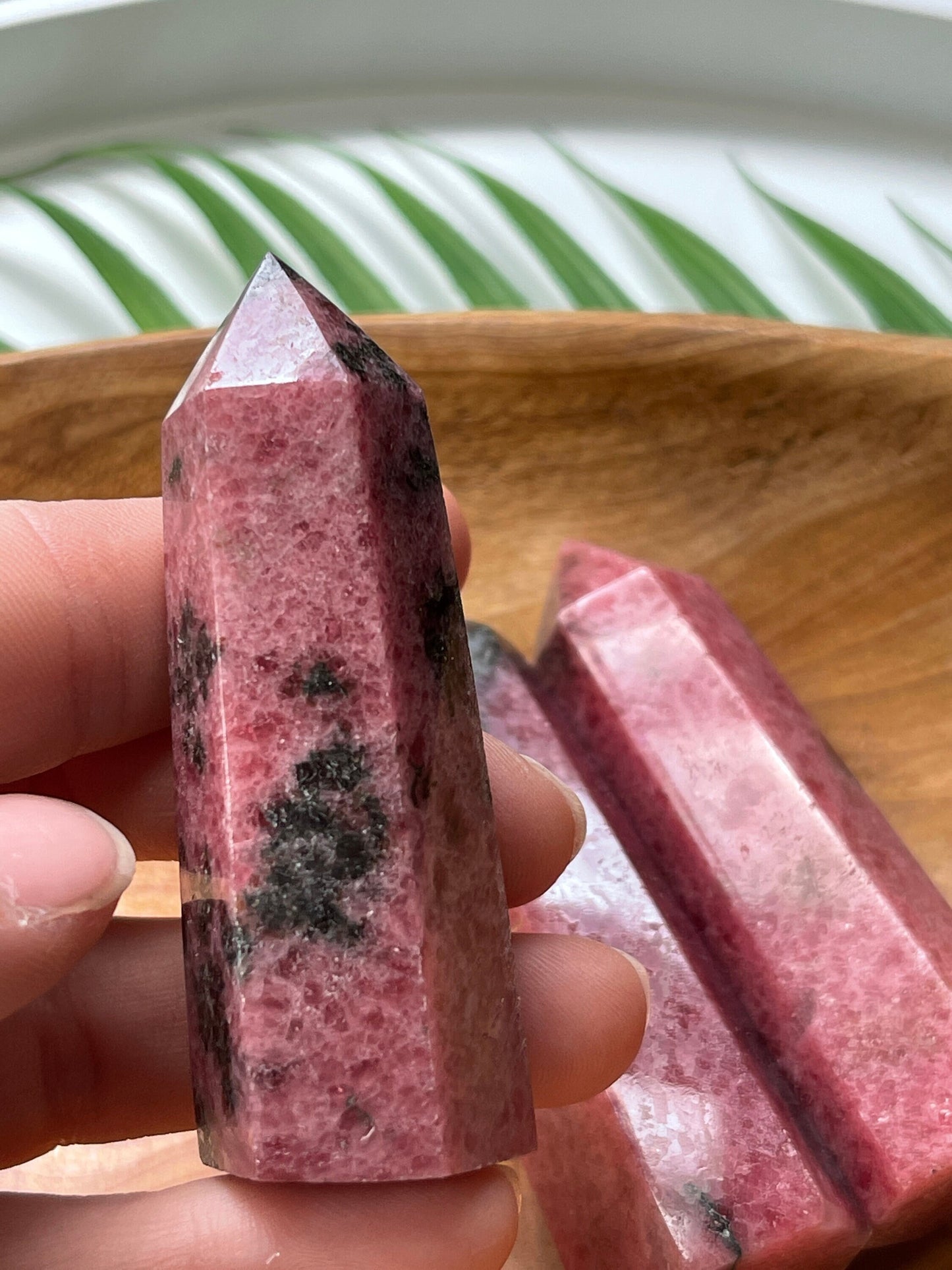 Rhodonite Crystal Tower