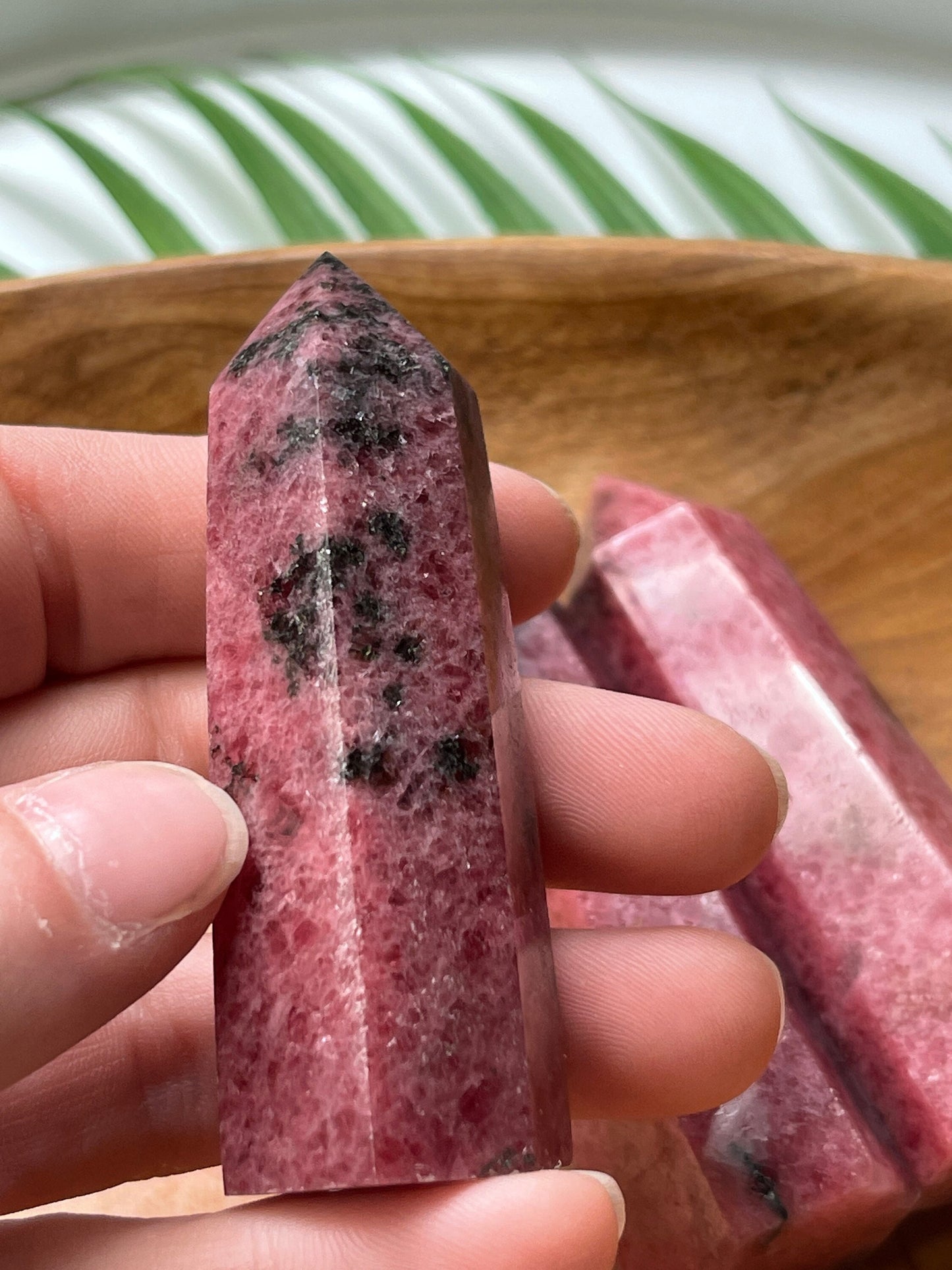 Rhodonite Crystal Tower